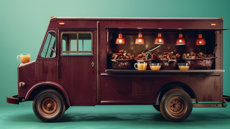 Food truck vintage