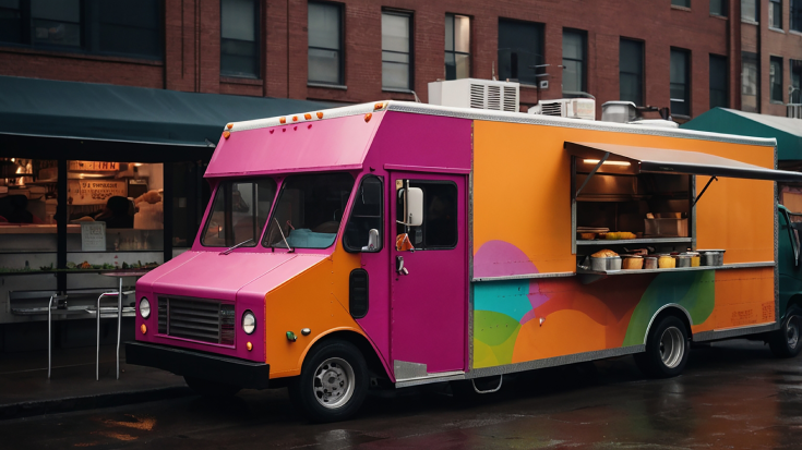 Foodtruck coloré