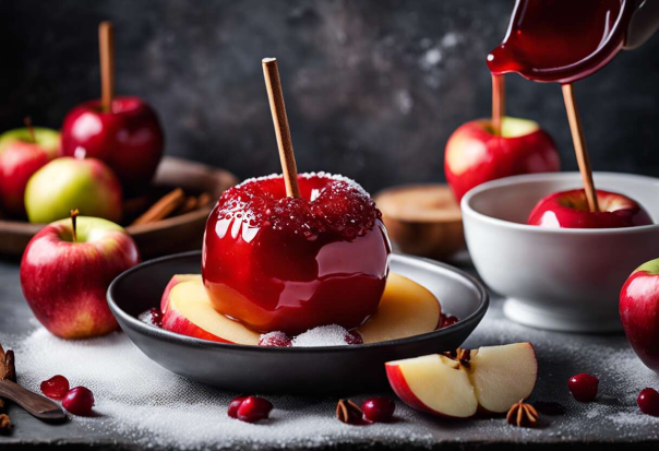 Pomme sur bâton 