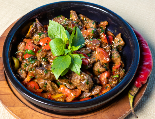Curry de bœuf et légumes
